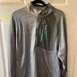Vineyard Vines Men's Grey Performance Fleece XL